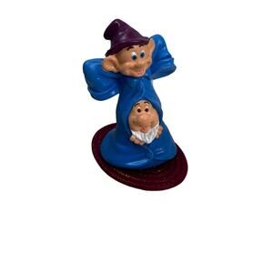 1992 Dopey & Sneezy Dwarf 3.25" McDonald's Action Figure #3 Disney Snow White